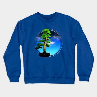 Bonsai tree (day) Crewneck Sweatshirt